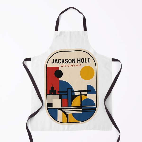 Item preview, Retro Jackson Hole Wyoming Abstract Geometric Travel designed and sold by k3rstman1.