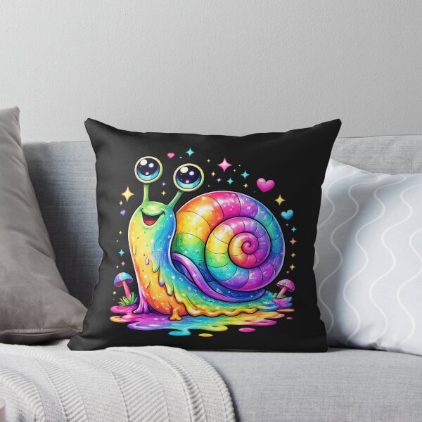 Item preview, Cute Rainbow Snail Kawaii Neon designed and sold by NeonTraum.