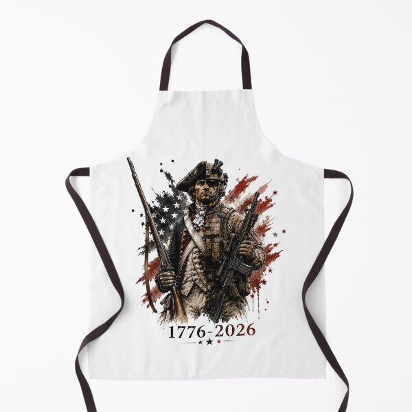 Item preview, 1776-2026 Patriotic Soldier, Revolutionary War and Modern Soldier, America 250th Anniversary 4th July Independence Day designed and sold by Ezim-Rambic.