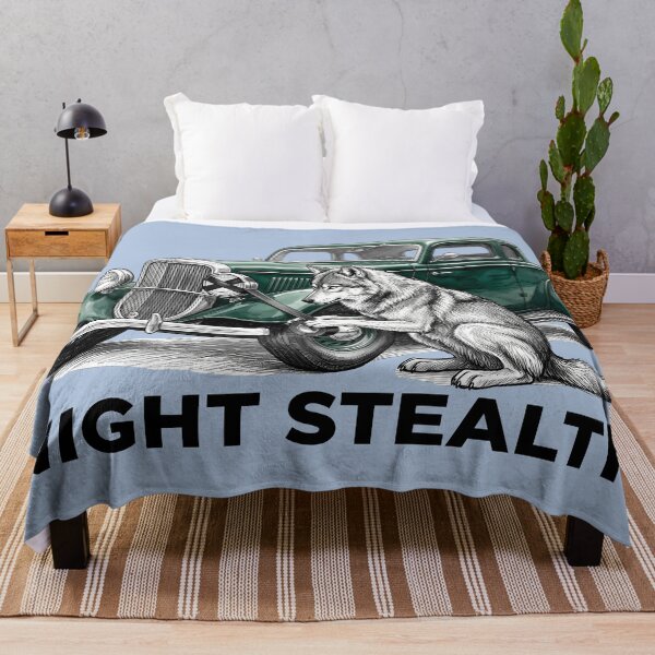 Item preview, Night Stealth: Tactical Wolf and Vintage Car designed and sold by SoulPT.