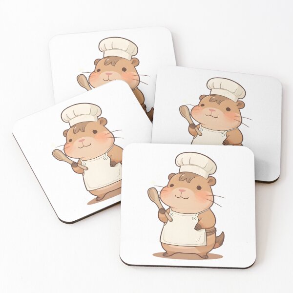 Item preview, Capybara Chef — Cute Cooking Capybara Sticker designed and sold by tommysworks.