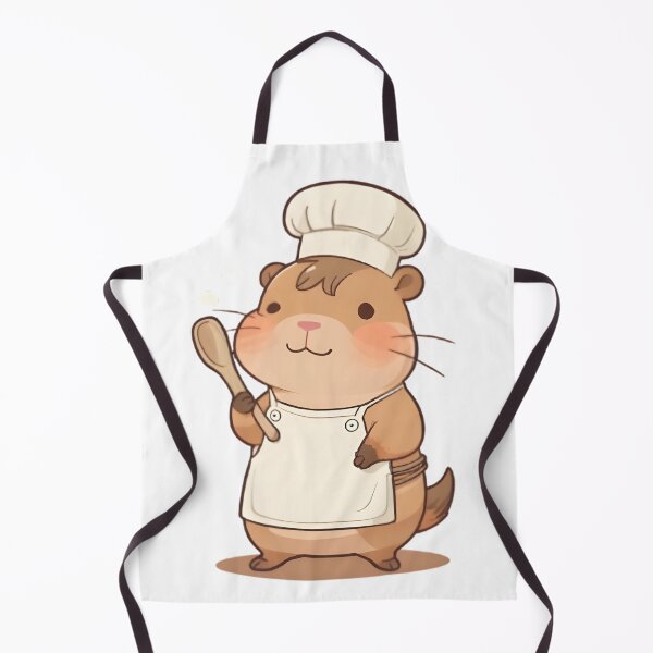 Item preview, Capybara Chef — Cute Cooking Capybara Sticker designed and sold by tommysworks.