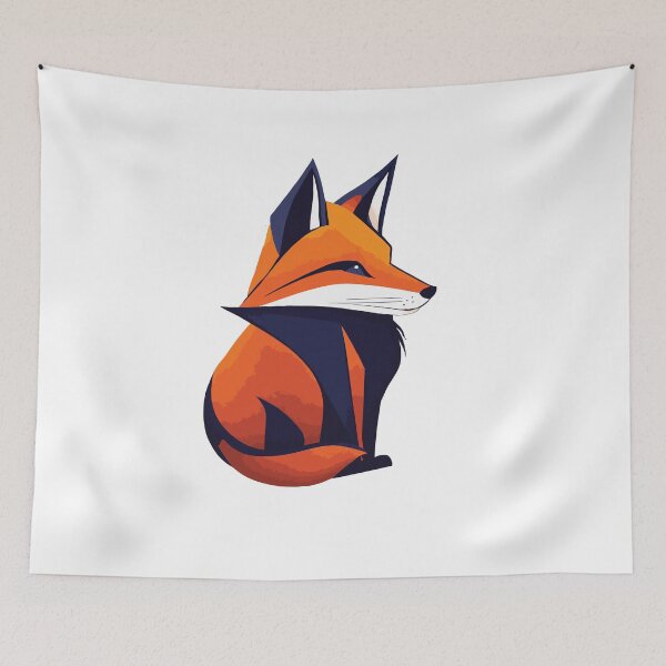 Item preview, fox funny stylish fox art T-shirt designed and sold by Artimax-Studio.
