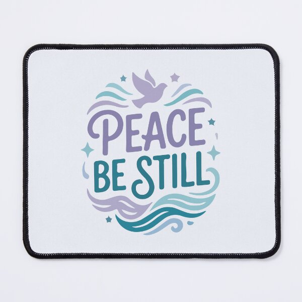 Item preview, Peace Be Still Dove Christian Quote designed and sold by stylishdzign.