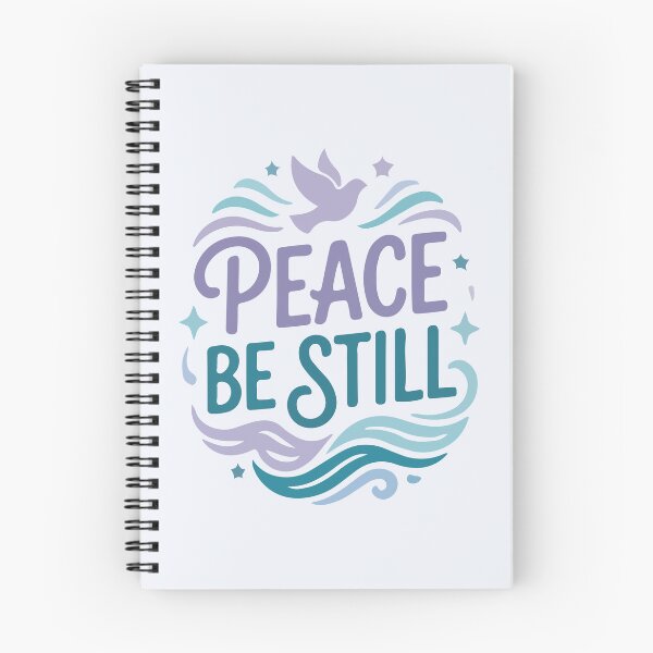 Item preview, Peace Be Still Dove Christian Quote  designed and sold by stylishdzign.