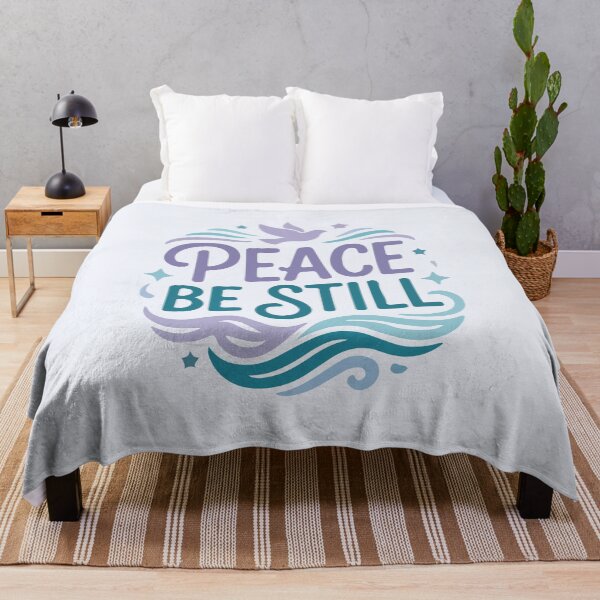 Item preview, Peace Be Still Dove Christian Quote designed and sold by stylishdzign.