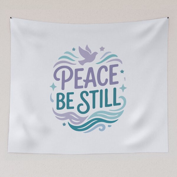 Item preview, Peace Be Still Dove Christian Quote  designed and sold by stylishdzign.