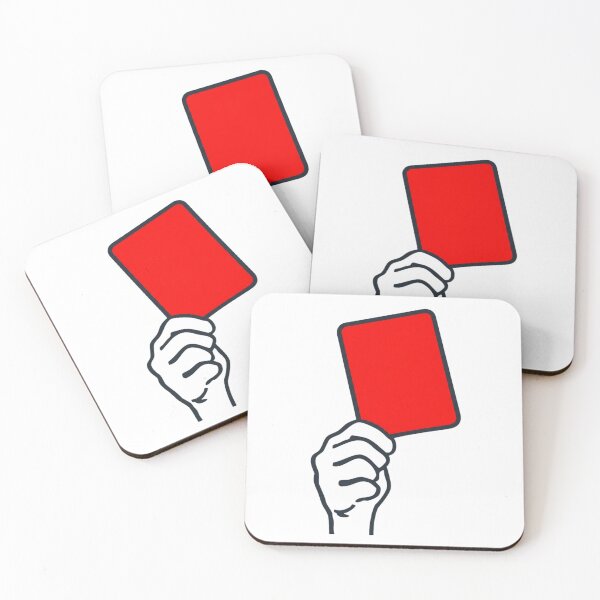 Item preview, Football Referee Red Card Warning Design – Soccer Fan Graphic for Players, Coaches and Football Lovers designed and sold by Charonde.