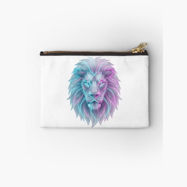 Item preview, Premium Glassmorphism Neon Lion designed and sold by krishna-artdesigns.