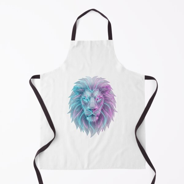 Item preview, Premium Glassmorphism Neon Lion designed and sold by krishna-artdesigns.