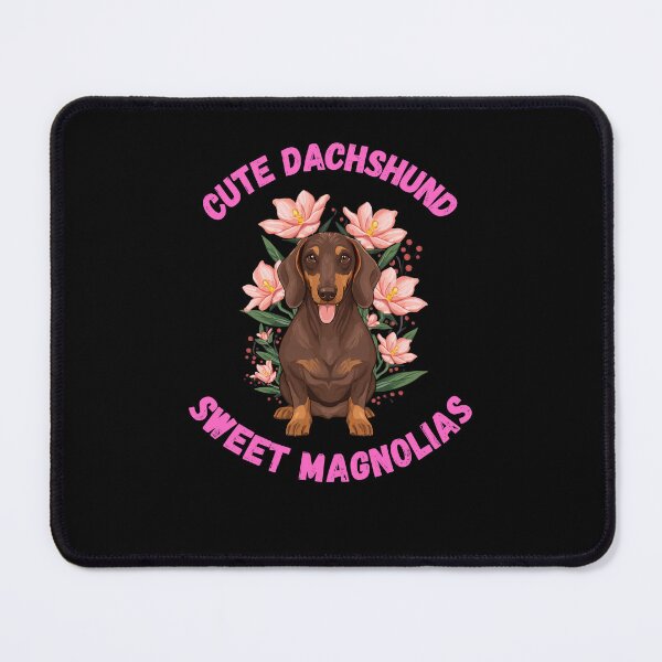 Item preview, Cute Dachshund Sweet Mangolias Funny Gifts designed and sold by Domel9674.