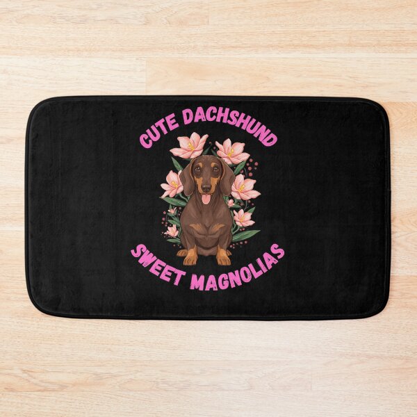 Item preview, Cute Dachshund Sweet Mangolias Funny Gifts  designed and sold by Domel9674.