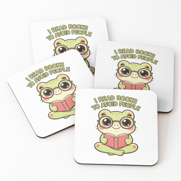 Item preview, : I Read Books To Avoid People Nerdy Frog Shirt | Introvert Book Lover Gift designed and sold by Arties4Bread⭐⭐⭐⭐⭐.