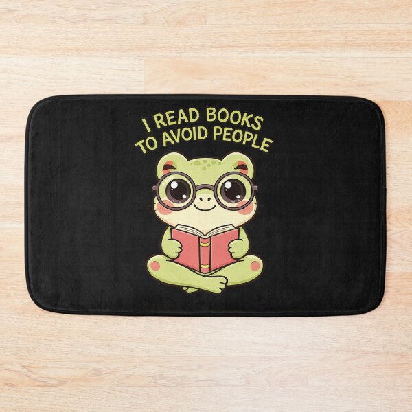 Item preview, : I Read Books To Avoid People Nerdy Frog Shirt | Introvert Book Lover Gift designed and sold by Arties4Bread⭐⭐⭐⭐⭐.