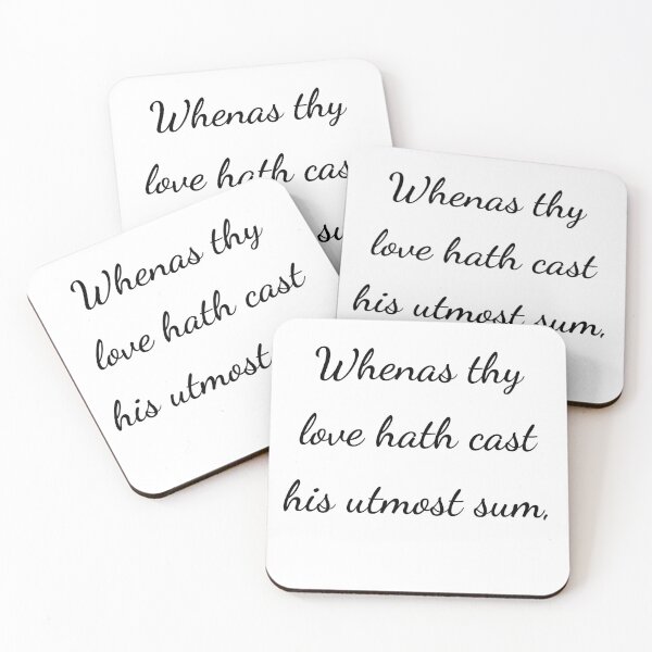 Item preview, "Cuando tu amor haya entregado su suma máxima," - letra negra designed and sold by ariksworld.