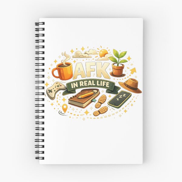 Item preview, "AFK in Real Life" designed and sold by PeterPunkt.