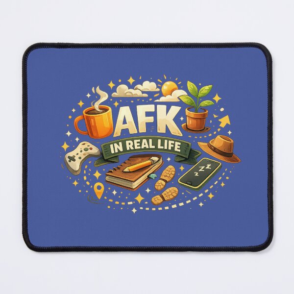 Item preview, "AFK in Real Life" designed and sold by PeterPunkt.