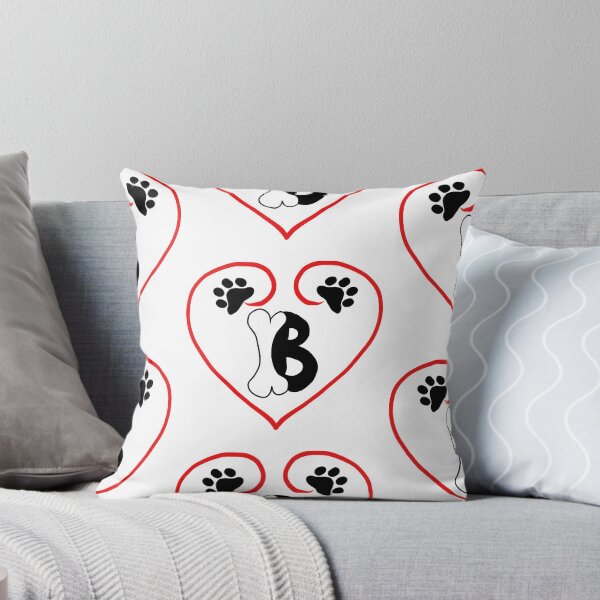 Item preview, Heart dog with the letter B designed and sold by acreació.