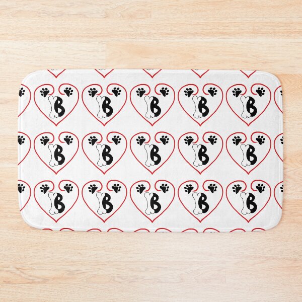 Item preview, Heart dog with the letter B designed and sold by acreació.