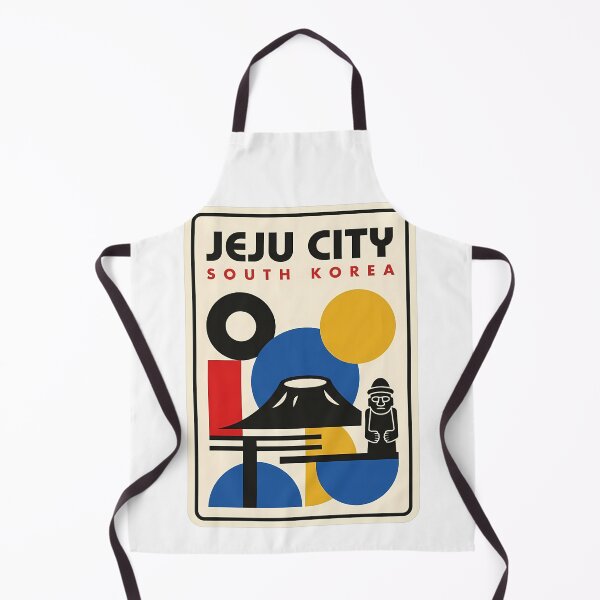 Item preview, Retro Jeju City South Korea Travel Bauhaus Style designed and sold by k3rstman1.