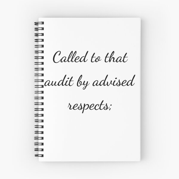 Item preview, "Called to that audit by advised respects;" - handwriting black designed and sold by ariksworld.