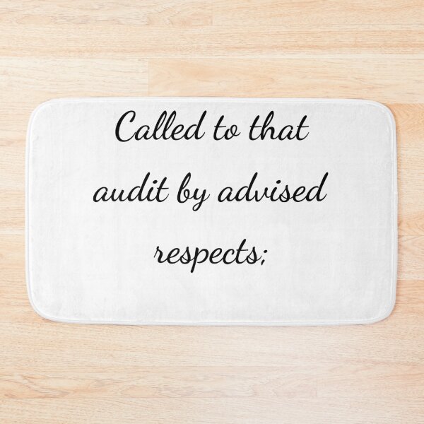 Item preview, "Called to that audit by advised respects;" - handwriting black designed and sold by ariksworld.