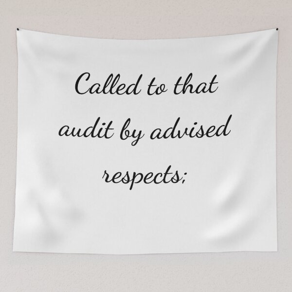 Item preview, "Called to that audit by advised respects;" - handwriting black designed and sold by ariksworld.
