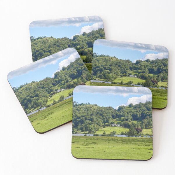 Item preview, Evening view across the lake from The Grand Hotel at Grasmere Cumbria UK designed and sold by John Gilham - Landscape Photography.