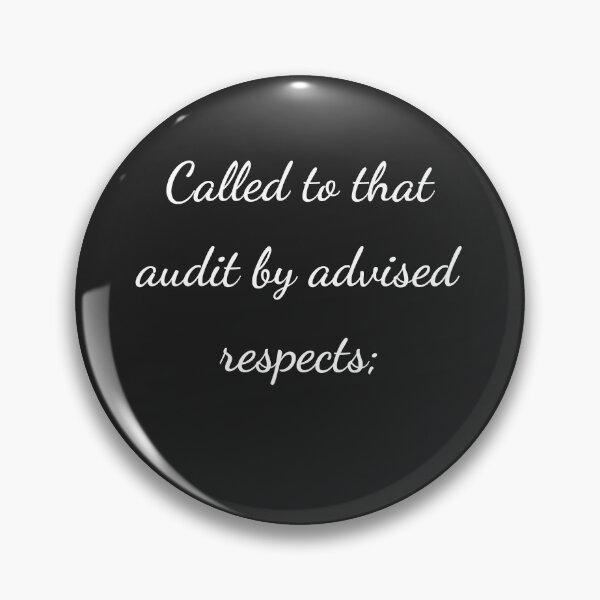 Item preview, "Called to that audit by advised respects;" - handwriting white designed and sold by ariksworld.