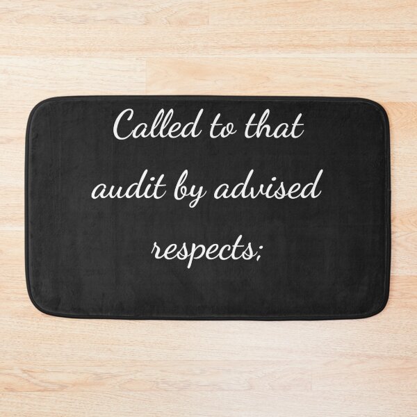 Item preview, "Called to that audit by advised respects;" - handwriting white designed and sold by ariksworld.