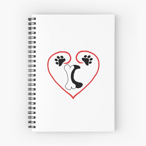 Item preview, Heart dog with the letter C designed and sold by acreació.