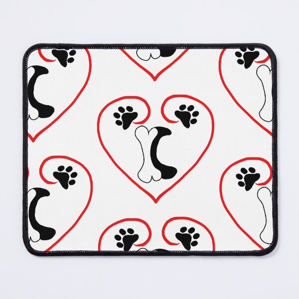 Item preview, Heart dog with the letter C designed and sold by acreació.