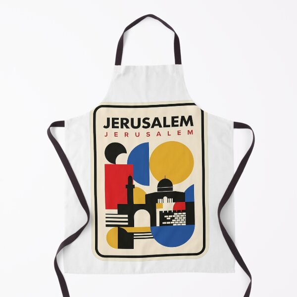 Item preview, Geometric Jerusalem Cityscape Mid Century Modern designed and sold by k3rstman1.