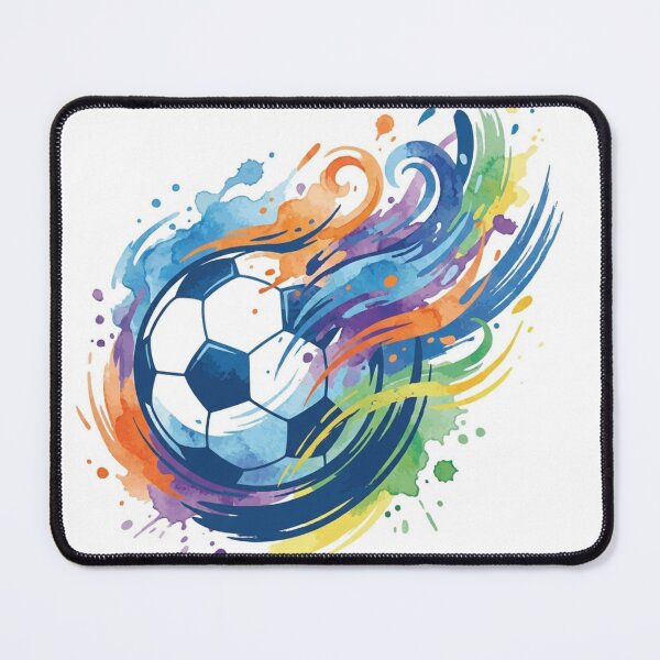 Item preview, Watercolor Soccer Ball Splash Artwork designed and sold by ROCKSTARARUN.