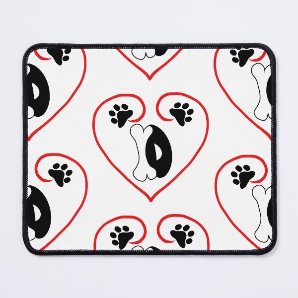Item preview, Heart dog with the letter D designed and sold by acreació.