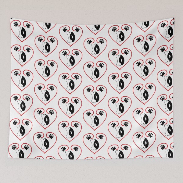 Item preview, Heart dog with the letter D designed and sold by acreació.