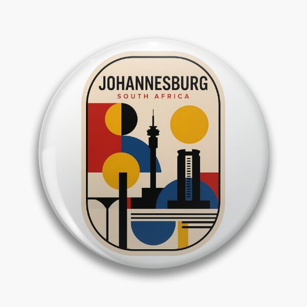 Item preview, Johannesburg South Africa Abstract Geometric Cityscape designed and sold by k3rstman1.
