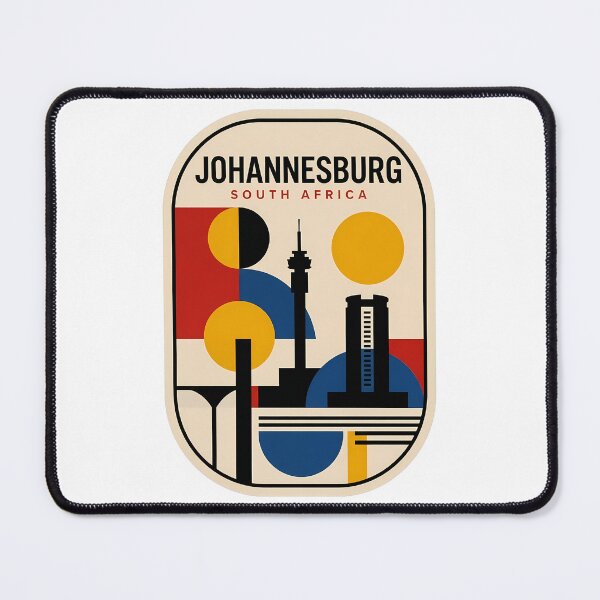 Item preview, Johannesburg South Africa Abstract Geometric Cityscape designed and sold by k3rstman1.