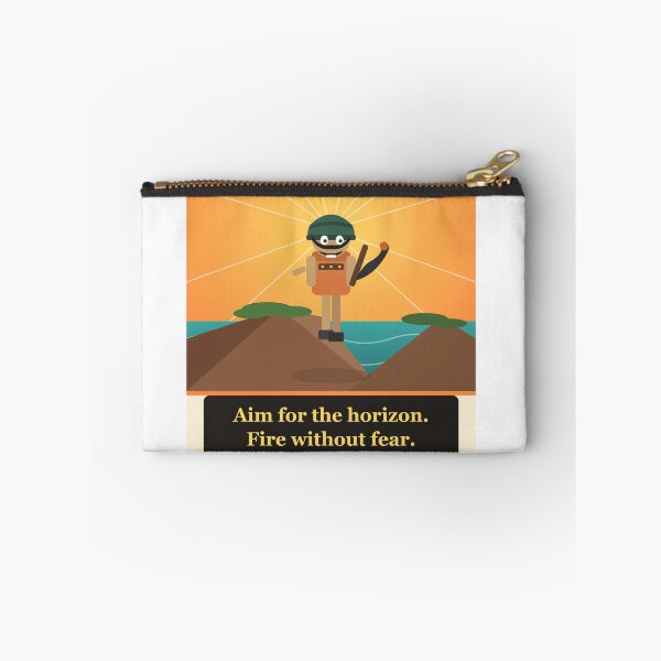 Item preview, Aim for the Horizon – Retro Adventure Pirate Sniper Poster designed and sold by Devatheertha.