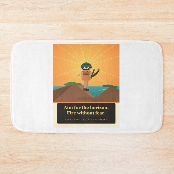 Item preview, Aim for the Horizon – Retro Adventure Pirate Sniper Poster designed and sold by Devatheertha.