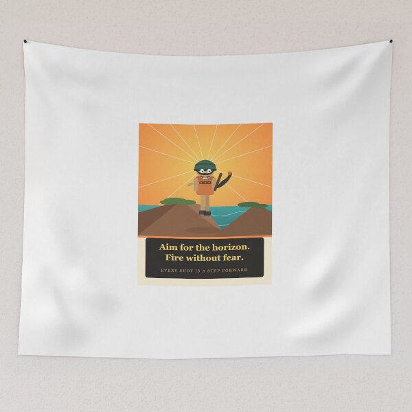 Item preview, Aim for the Horizon – Retro Adventure Pirate Sniper Poster designed and sold by Devatheertha.