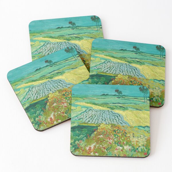 Item preview, Green Wheat Fields With Poppies Auvers designed and sold by artofuniverse.