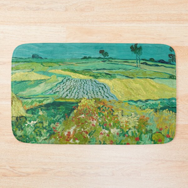 Item preview, Green Wheat Fields With Poppies Auvers designed and sold by artofuniverse.