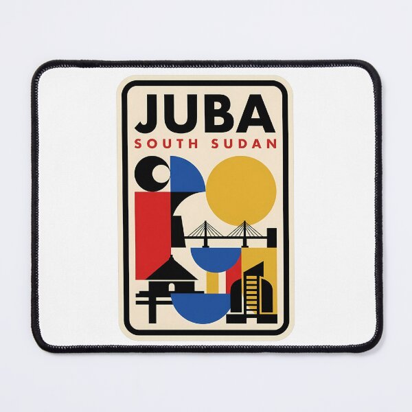 Item preview, Juba South Sudan Minimalist Geometric Cityscape designed and sold by k3rstman1.