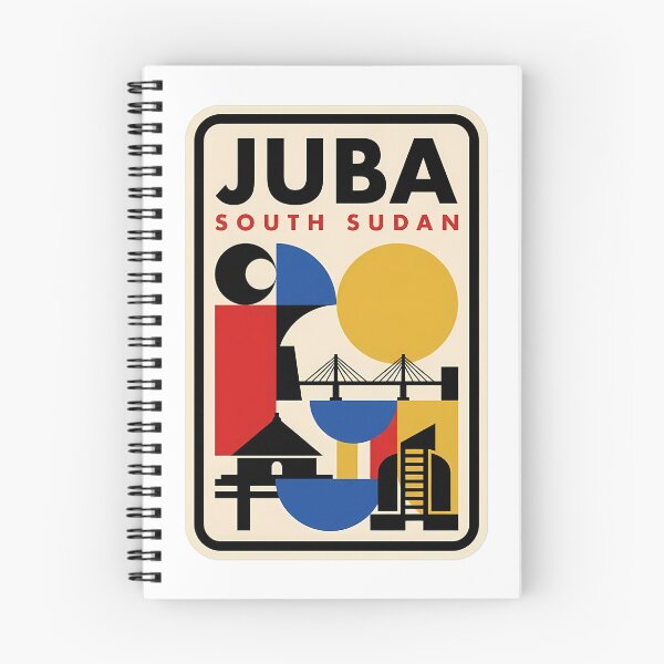 Item preview, Juba South Sudan Minimalist Geometric Cityscape designed and sold by k3rstman1.