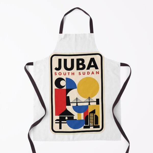 Item preview, Juba South Sudan Minimalist Geometric Cityscape designed and sold by k3rstman1.