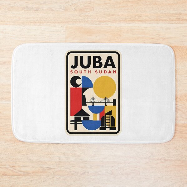 Item preview, Juba South Sudan Minimalist Geometric Cityscape designed and sold by k3rstman1.