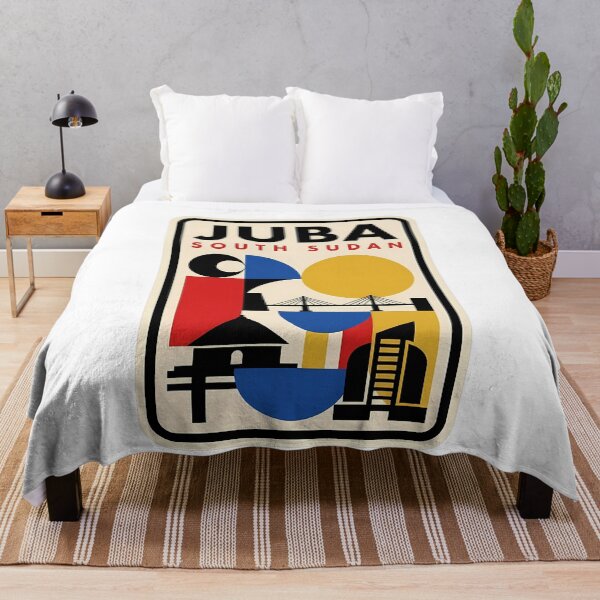 Item preview, Juba South Sudan Minimalist Geometric Cityscape designed and sold by k3rstman1.