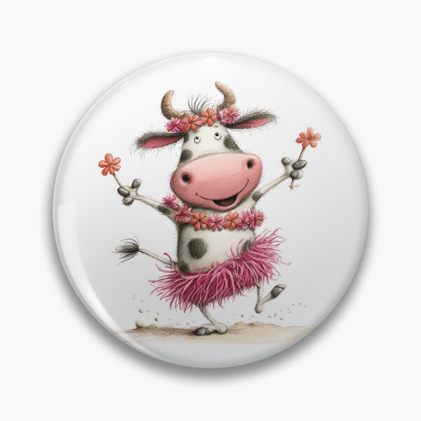 Item preview, Hula Cow Aloha Dance designed and sold by GlimmerAura.
