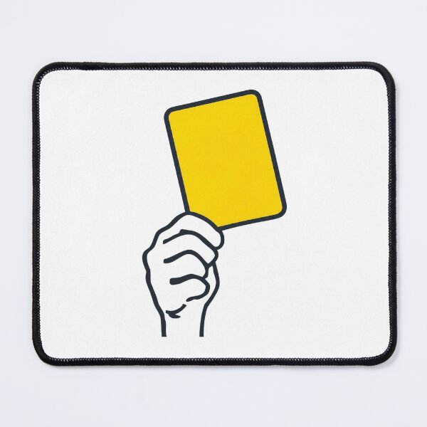 Item preview, Football Yellow Card Warning Design – Soccer Referee Card Graphic for Football Players, Coaches and Fans designed and sold by Trendesigne.